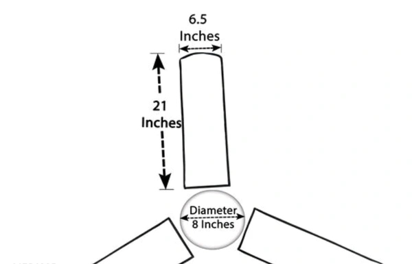 STYLISTA Waterproof & Dustproof Three Blade Ceiling Fan Cover with Velcro Enclosure Set of 1 Fan Cover - Free Size, Green, PVC, pack of1